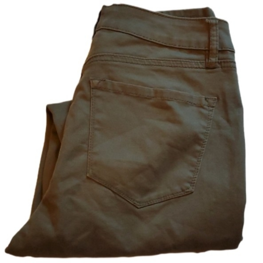 Refuge Womens Khaki Skinny Jeans Size 4 Distressed
